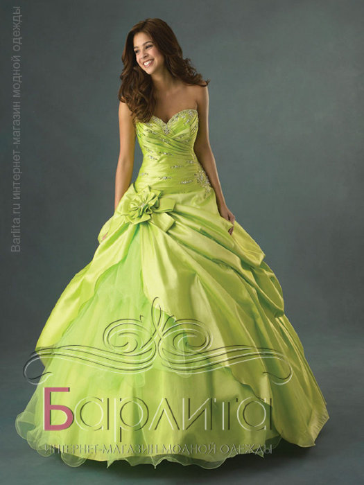 Бальное платье &quot;Ирен&quot; Шикарное бальное платье. Идеально для выпускного бала или свадьбы. Цвет нежный: салатовый