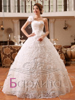 Белое свадебное платье "Астра"