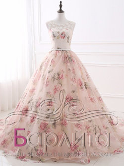Цветное бальное платье "Дориана"