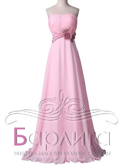 Розовое вечернее платье "Филипина"