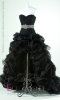 Ассиметричное платье со шлейфом "Кармелита" - 
